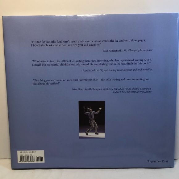 A is for Axel: An Ice Skating Alphabet by Browning, Kurt Beautiful Hardcover - Picture 11 of 14